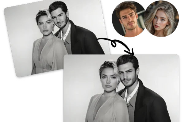 Surprising Multiple Face Swap Effect